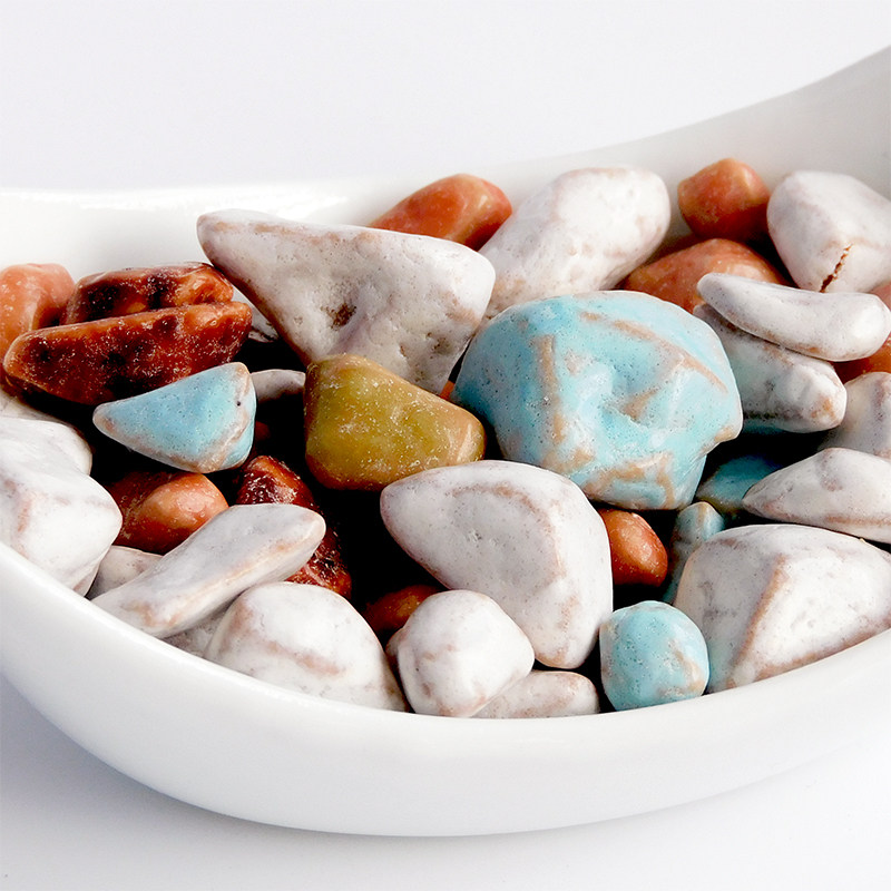 石头糖巧克力味奶糖8090后童年怀旧儿童小零食糖果小时候散装混装