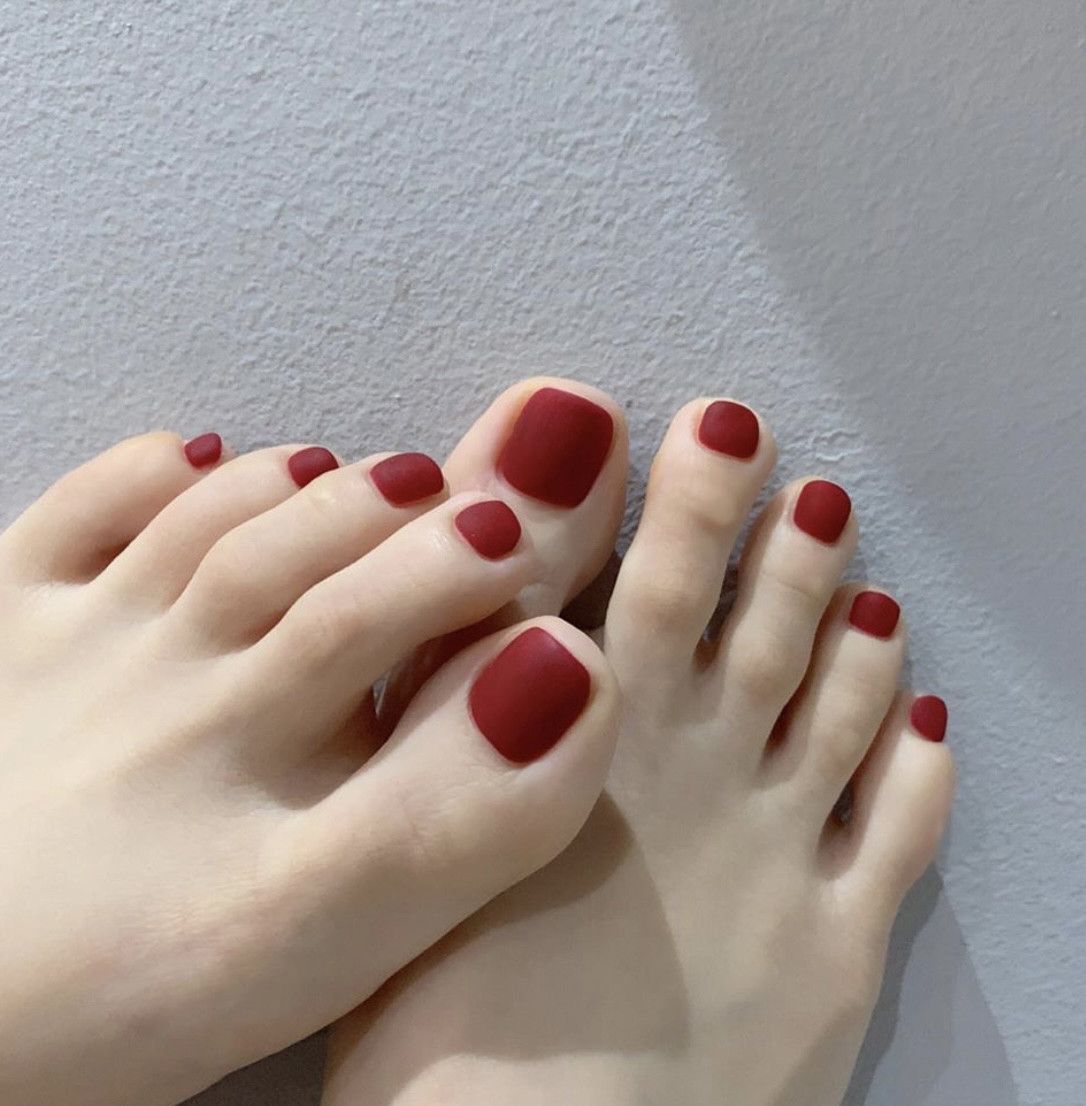 脚趾趾甲贴片成品美甲手工定做做假脚指甲跳色美甲工具