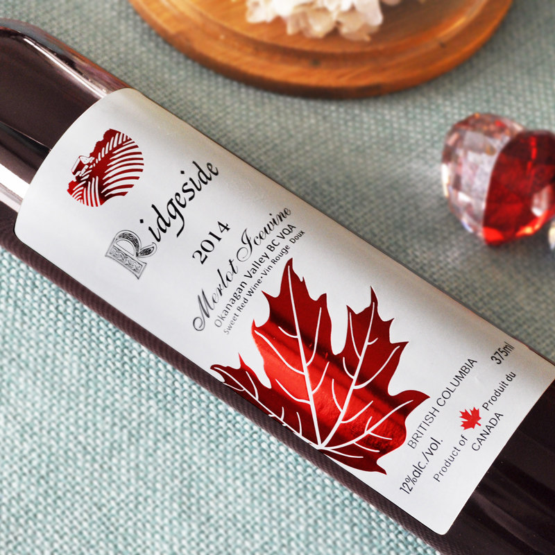 加拿大冰酒列吉塞梅乐金枫叶冰红葡萄酒vqa进口12支整箱礼盒装