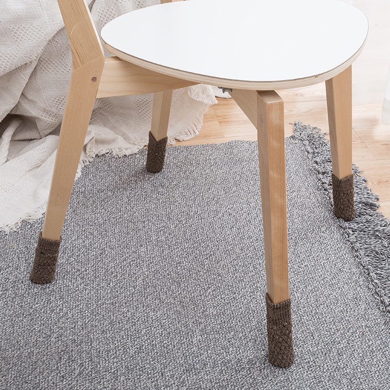 针织椅子脚桌腿垫耐磨静音椅子脚套防滑桌椅脚垫桌脚凳子腿保护套