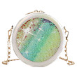This Year's Popular Colorful Sequin Bag Women's 2020 New Net Red Cross Carrying Small Round Bag Small Fresh Student Shoulder Bag This Year's Popular Colorful Sequin Bag Women's 2020 New Net Red Cross Carrying Small Round Bag Small Fresh Student Shoulder Bag