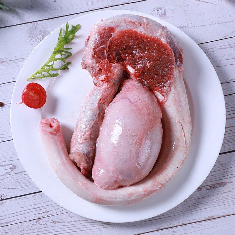 伊赛国产谷饲牛鞭新鲜冷冻整根900g单个牛宝牛鞭牛宝