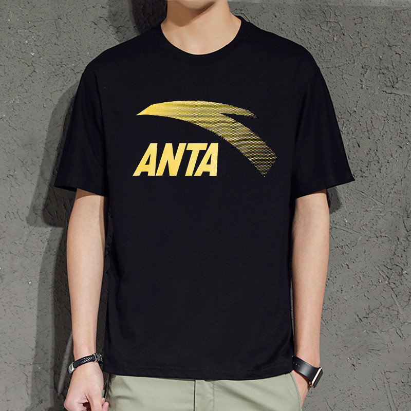 安踏短袖官方旗舰店男装2021夏季新品透气耐磨运动运动t恤