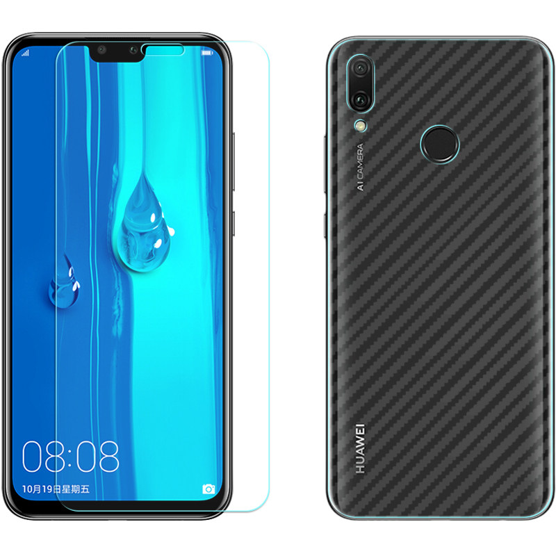 适用华为畅享9plus钢化全屏jkmal00b贴膜蓝光tl00手机贴膜
