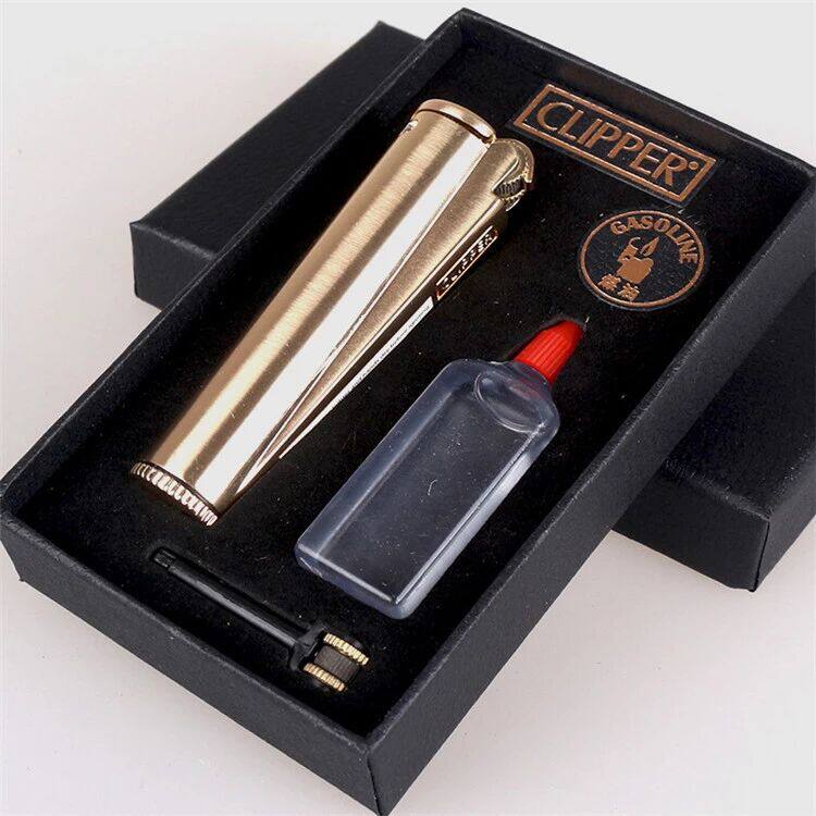 西班牙clipper可利福cmpg银色创意金属火石砂轮煤油煤油打火机