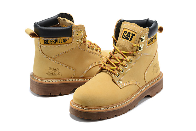 cat卡特男鞋经典大黄靴高女鞋马丁情侣户外高帮鞋