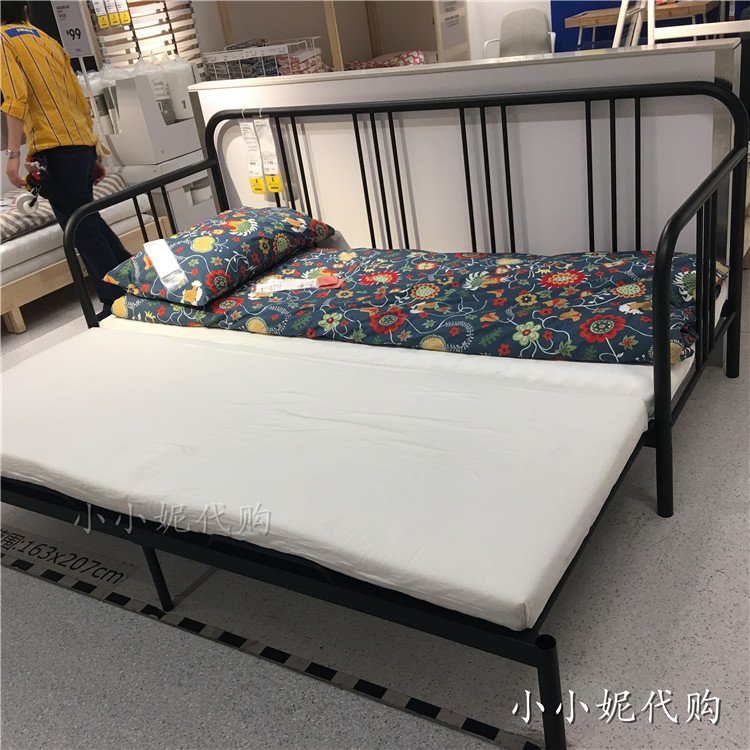 沙发宜家国内代购ikea费斯坐卧两用框架铁艺沙发床