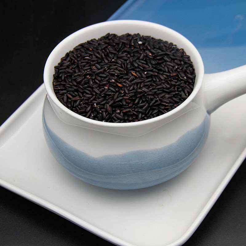 2021农家特产自种新米黑米长粒香黑大米五谷杂粮黑香米500克包邮