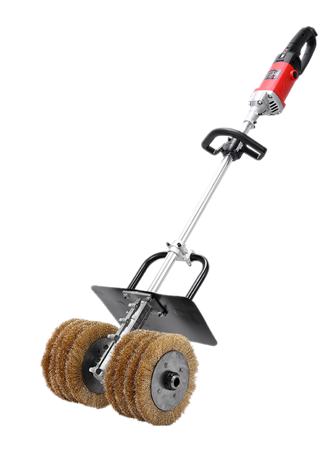 电动除锈机钢丝打磨抛光机钢结构彩钢除锈器翻新机抛光机