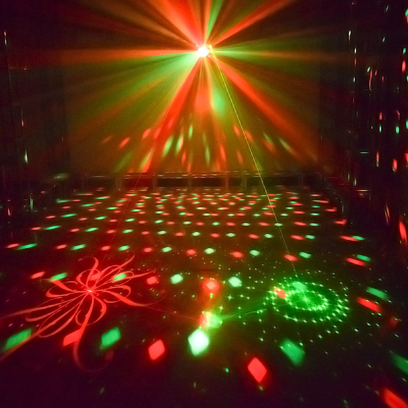 ktv闪光灯爆闪蹦迪激光水晶魔球七彩灯舞台灯光旋转舞台灯光