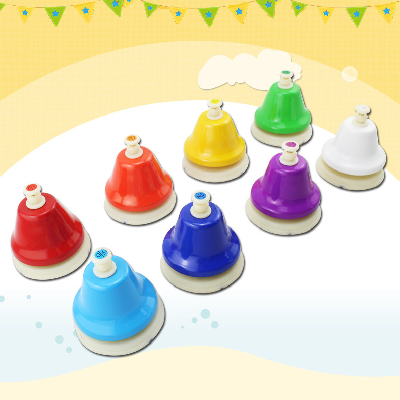 奥尔夫儿童钟儿童旋律音按钟八音课铃教具钟八音音感打击乐器