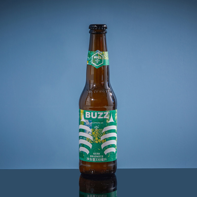 精酿buzzelderflower中国蜂狂接骨木风风味西打啤酒啤酒