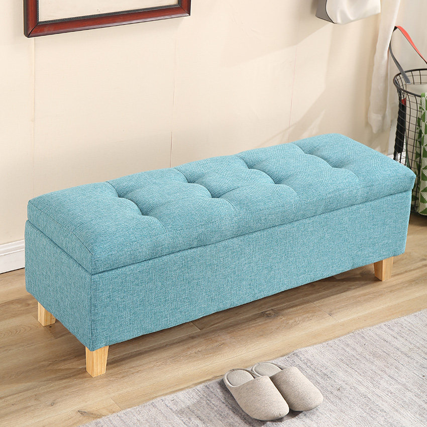 网红长条沙发凳储物长方形休息服装鞋店换鞋凳子更衣室试衣间布艺