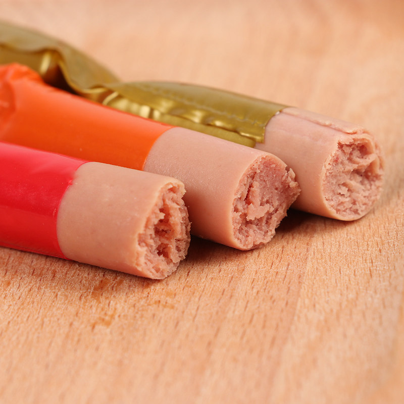 狗狗专用火腿肠宠物零食补钙无盐训练奖励香肠宠物火腿150根包邮