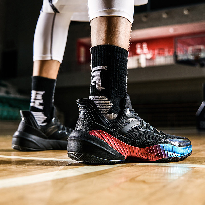 安踏要疯2代2.0篮球鞋男kt中国行自由战马传承沥金城市霓虹灯配色