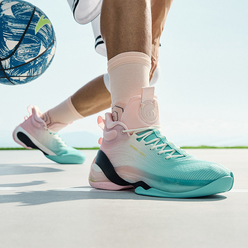 安踏kt7汤普森7代代战留白天使之城配色nba高帮大篮球鞋