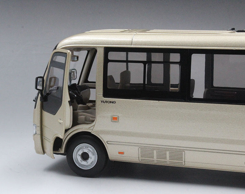 宇通t7原厂客车中巴商务车通考斯特巴士模型车模