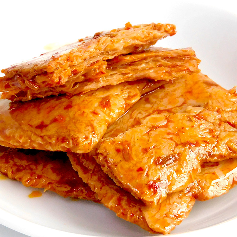 劲仔手撕素肉牛牛排素牛牛肉辣条豆干零食小吃素肉