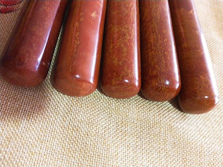 正品品包天然泗滨富贵红砭石按摩妇用妇科山东其它按摩器材