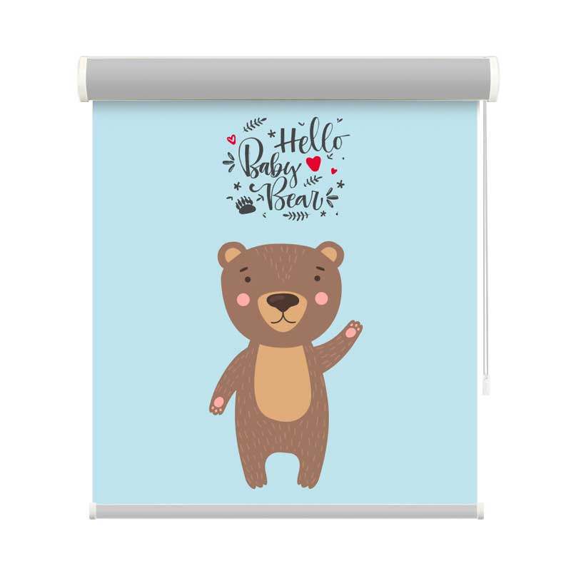 进口母婴儿童卷帘卧室宝宝卡通图案窗帘环保卷帘