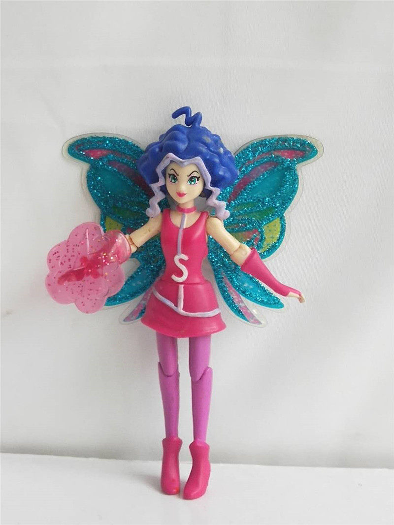 美国winxclub魔法俏佳人迷你娃娃人偶摆件翅膀娃娃