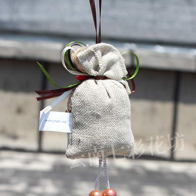 纯天然茉莉花香包香袋香袋香囊汽车抽屉卧室衣柜摆放挂件除臭香包