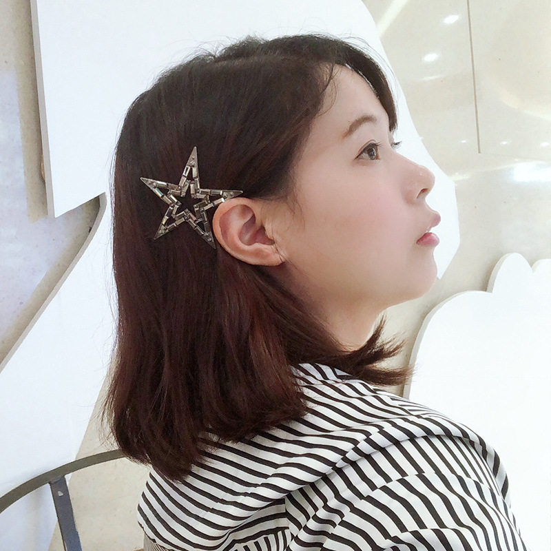 新品亚历山大夜星边夹刘海夹赵丽颖阚清明星同款发饰