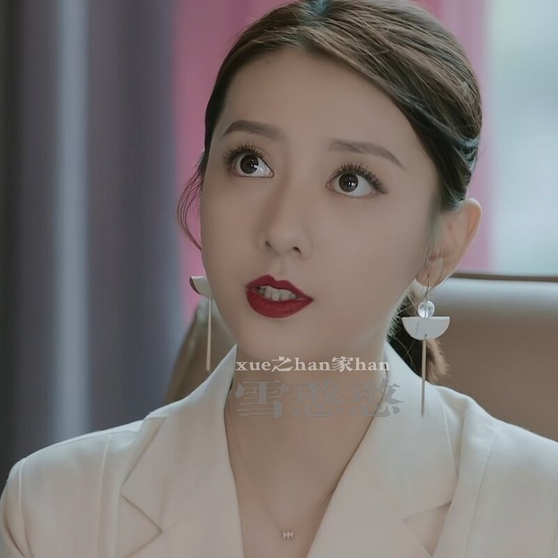 亲爱的柠檬先生陈姝君苏北同款耳环耳钉银针耳坠耳钉