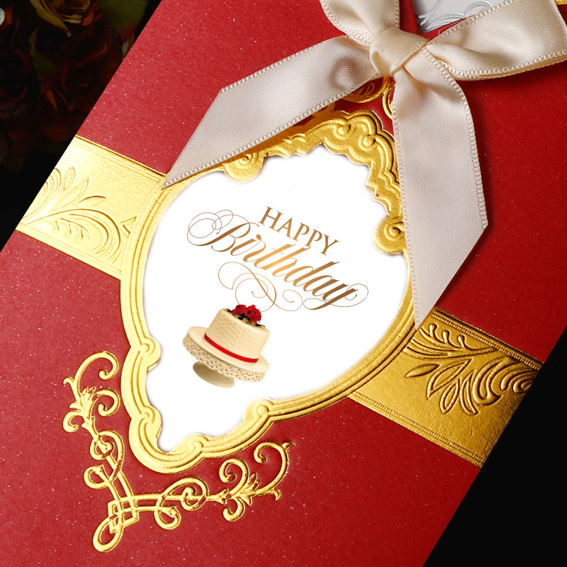 2021高档生日贺卡定制员工感谢信小卡卡片生日节片贺卡