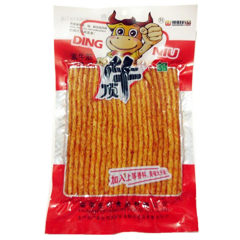 辣条东旺顶牛真牛130g素牛牛筋8090休闲零食面筋制品