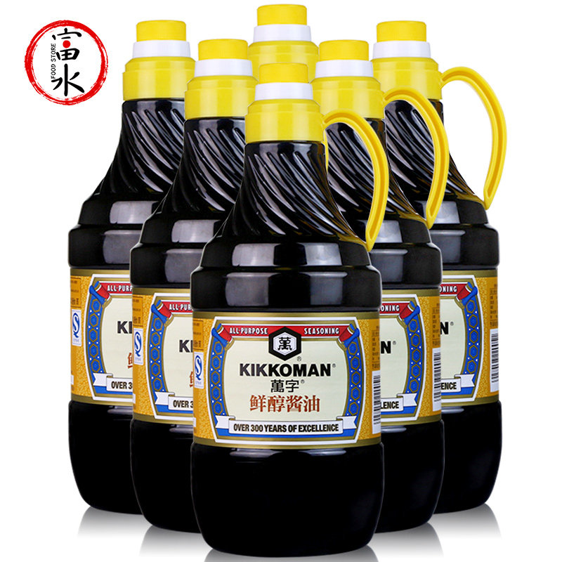 酱油日式万字龟甲万鲜醇料理18l瓶装烹调炒煮酱油