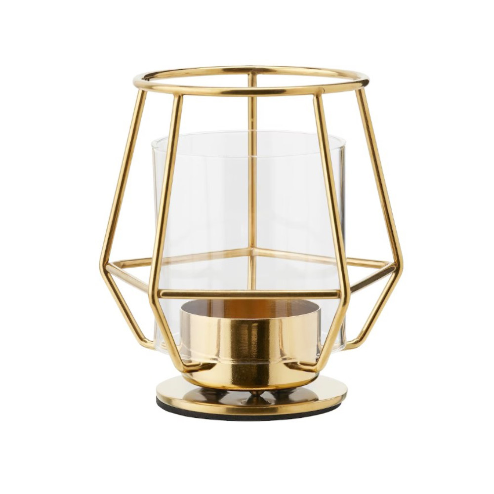 蜡烛宜家正品品包邮帕邦德小圆托复古风金属烛台