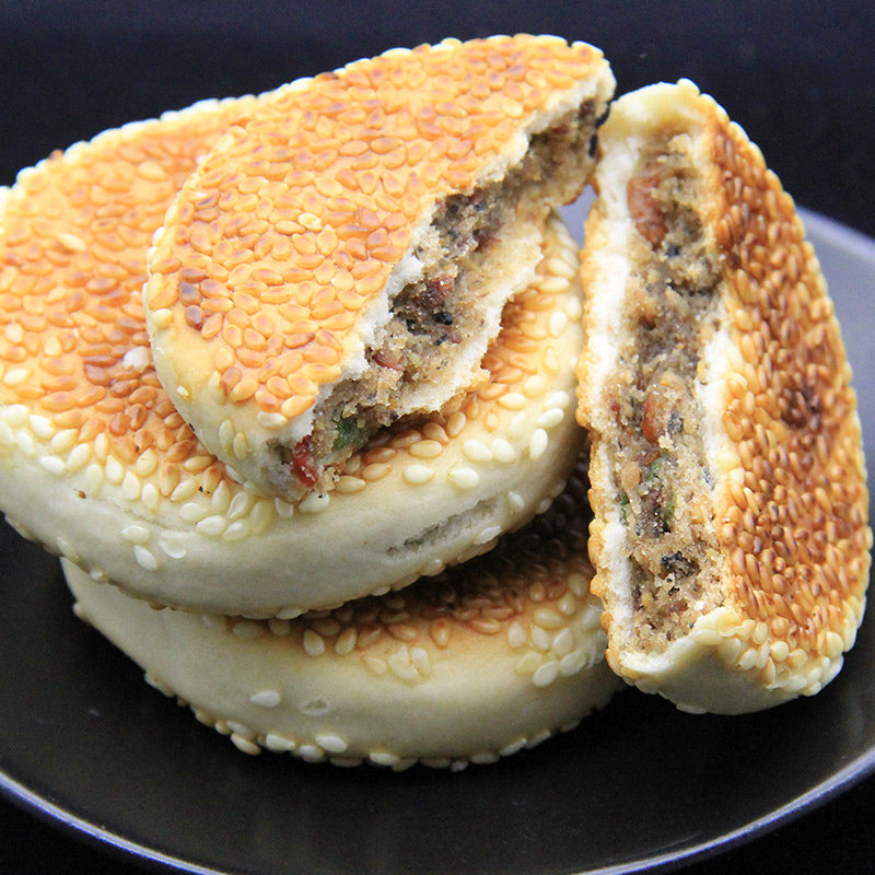 麻滩河麻饼500g包邮安徽岳西特产散装手工芝麻传统中式糕点