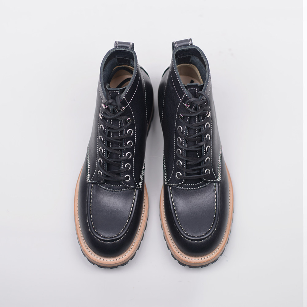 强尼制靴horweenlatigo霍尔文皮美式复古工装固特异马丁靴