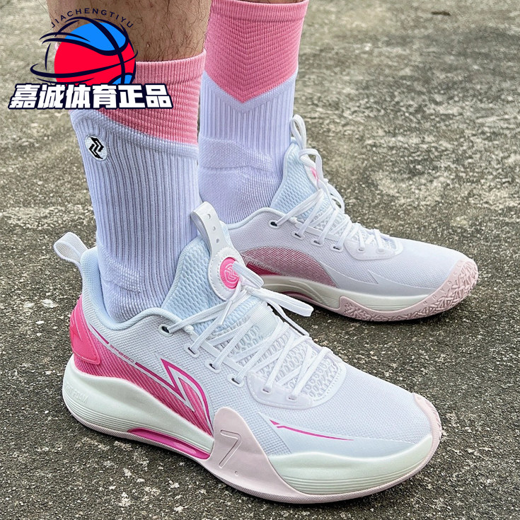 李宁篮球鞋闪击7team团队款低帮男子减震回弹耐磨实战球鞋abpt013