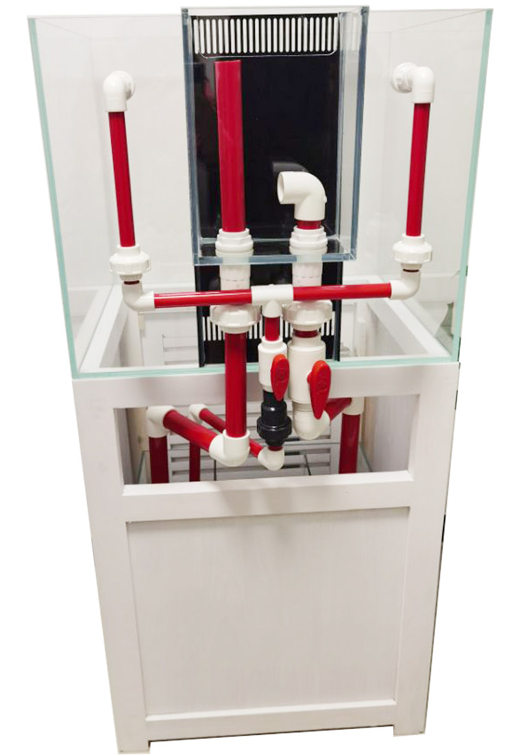 鱼缸缸缸背包过滤金晶超白懒人换水底滤缸生态桌面缸