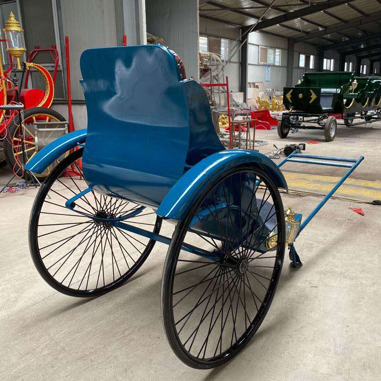 定制道具影视人力车三座马车风情民国三轮车观光马车配件