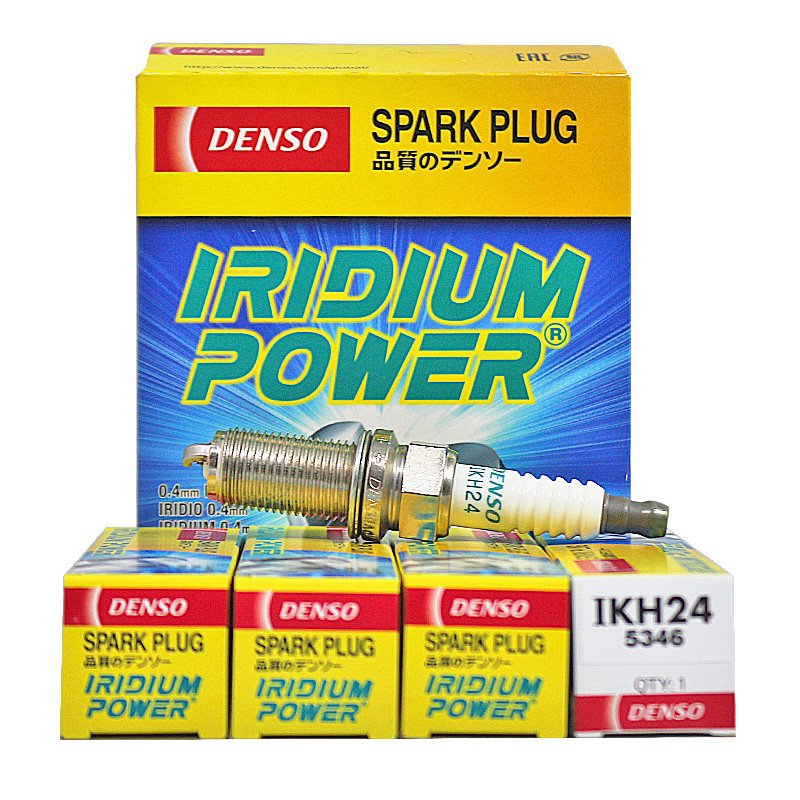 电装铱金火花塞ikh24适配3代ea888途观迈腾帕萨特奥迪a4la6lq3q5