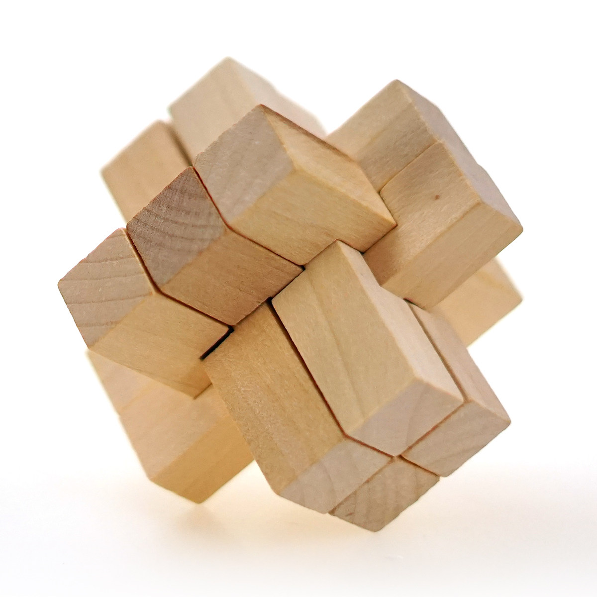 孔明锁鲁班锁解锁6块版六块装 12岁9根九根十二根孔明锁玩具