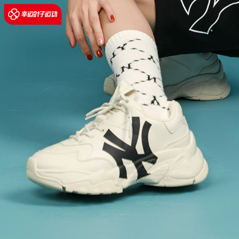 mlb官方女鞋 la鞋 子老爹鞋 男鞋 2023春季 新款 运动鞋 3ashc101n 50