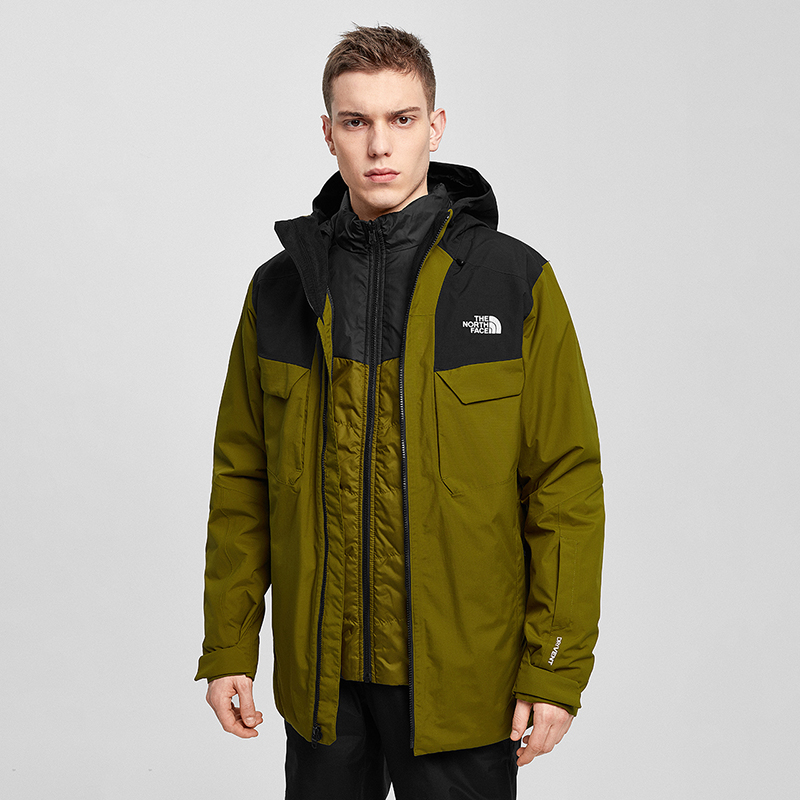 北面外套2020春季新款运动服滑雪服三合一户外防水冲锋衣