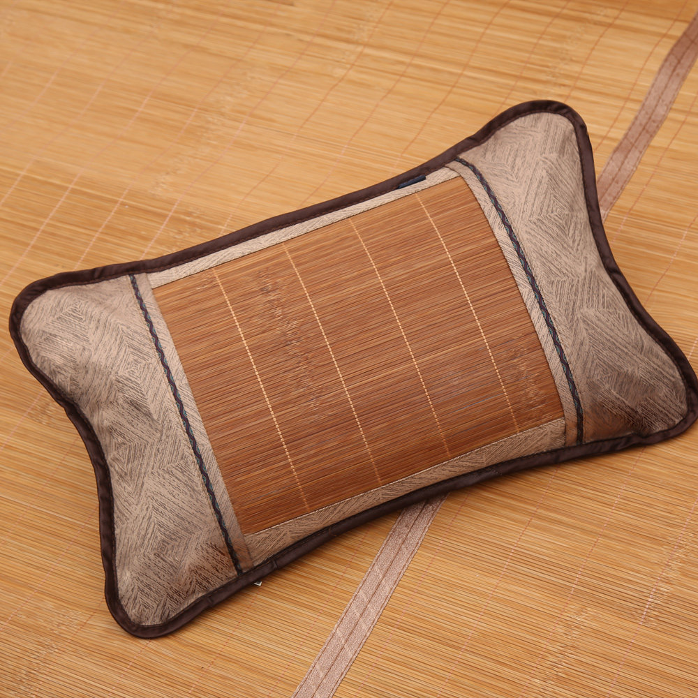 夏天枕头单人护颈枕麻将竹凉枕茶叶枕芯夏季冰丝凉席枕头家用整头