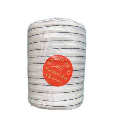 压膜大棚带压膜绳高强度涤纶丝白白色抗老化温室其它园艺用品