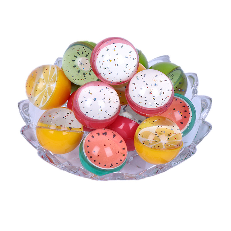包邮水果弹力球高弹力蹦蹦球 弹跳球 精致弹力球 儿童玩具跳跳球
