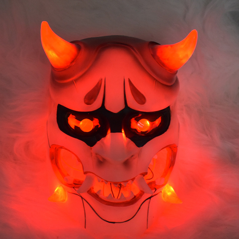 源氏邪鬼面具守望先锋cosplay面具守望屁股源氏邪鬼cos pvc材质