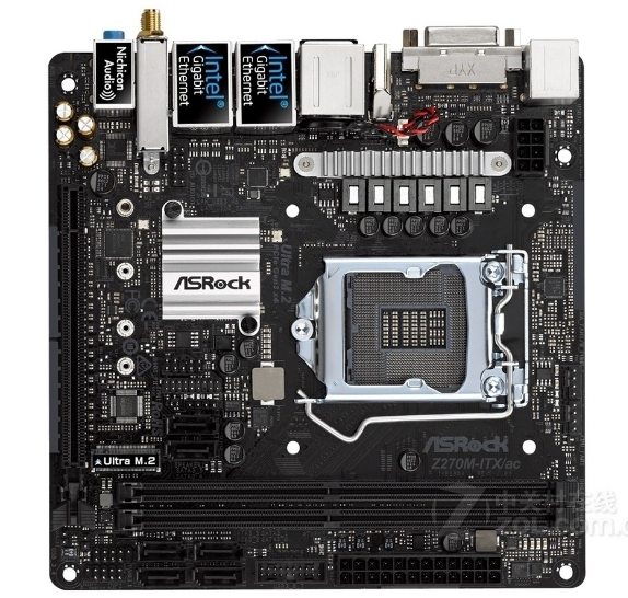 华擎z270m-itx/ac主板1151支持i5640065006600i767007700kcpu包邮