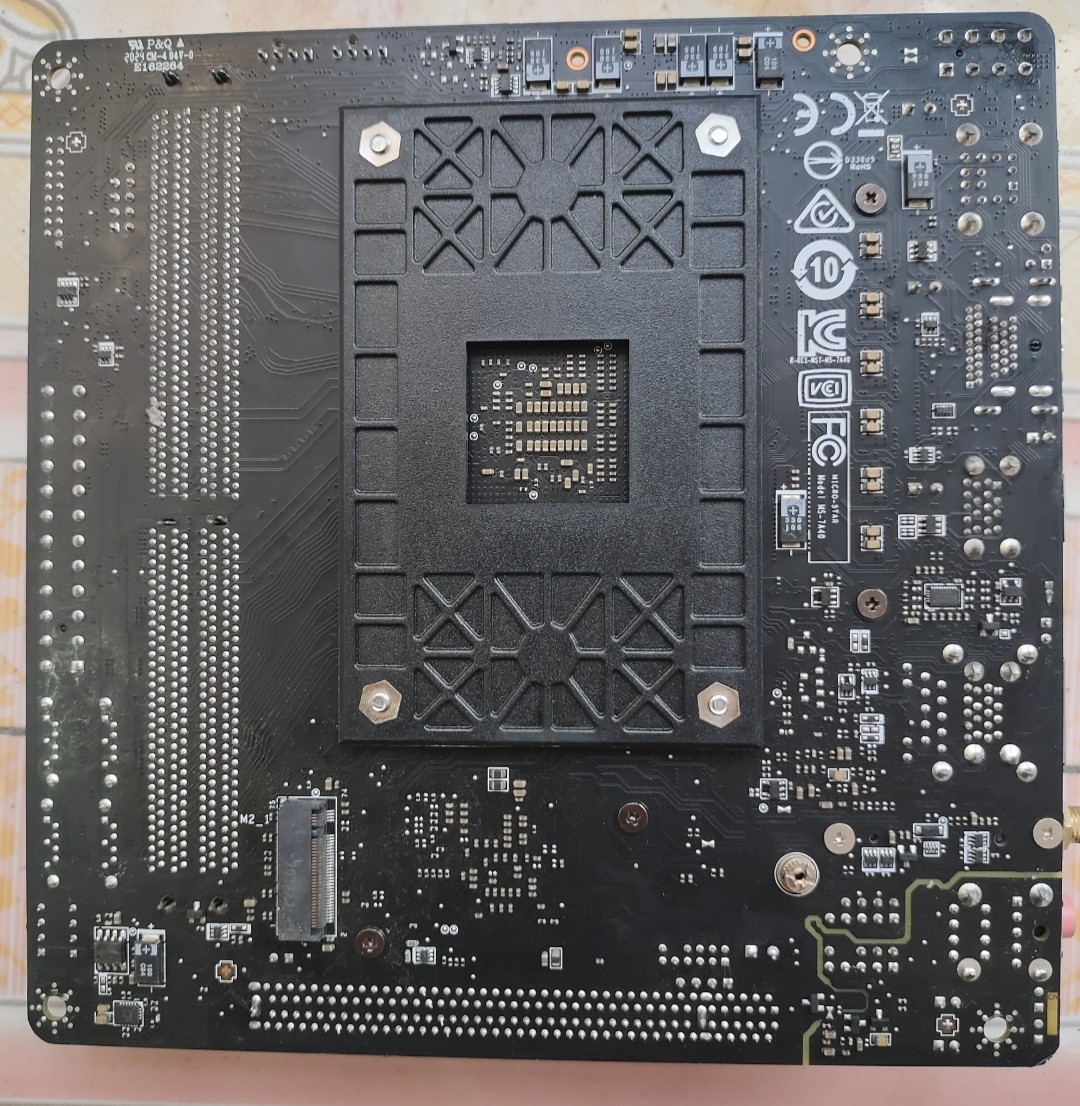 二手微星b450igamingplusacam4主板支持amdryzen7主板