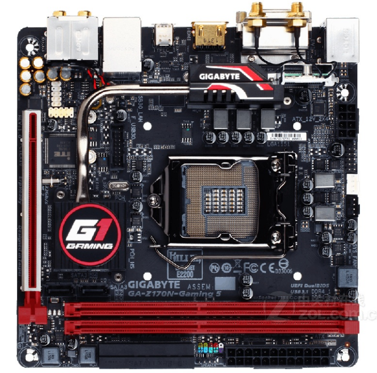 技嘉z170ngaming5主板1151itx支持i565006600ki67007700kcpu主板