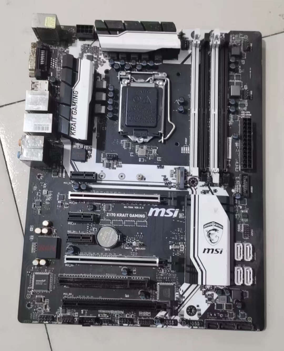 微星z170kraitgaming台式机主板1151内存支持i565006600i77700k主板