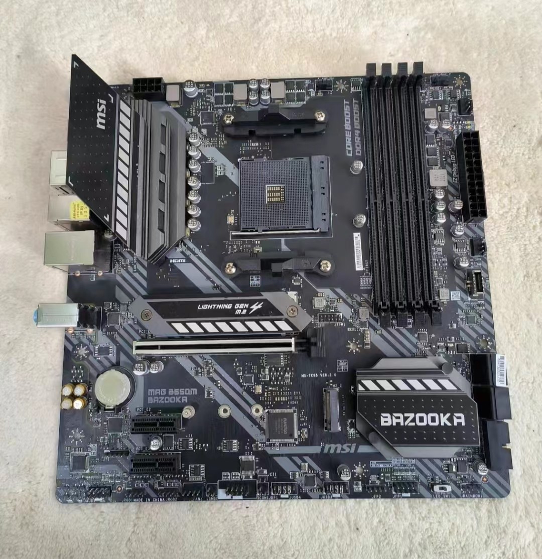 微星magb550mbazooka火箭筒am4台式机主板支持r5主板